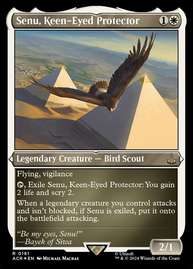 Senu, Keen-Eyed Protector - Magic: The Gathering - MoxLand