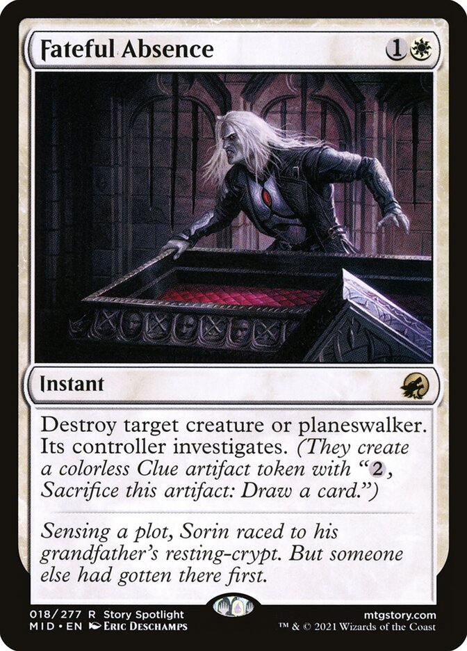 Ausência Fatídica / Fateful Absence - Magic: The Gathering - MoxLand
