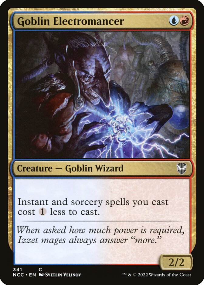 Eletromante Goblin / Goblin Electromancer - Magic: The Gathering - MoxLand