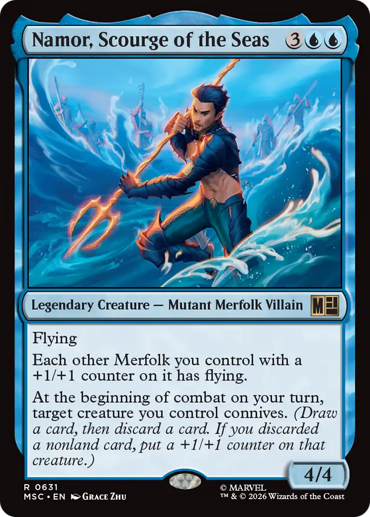 Namor, Scourge of the Seas - Magic: The Gathering - MoxLand