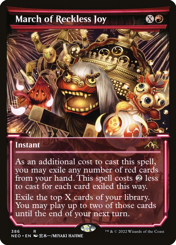 Marcha da Alegria Incauta / March of Reckless Joy - Magic: The Gathering - MoxLand