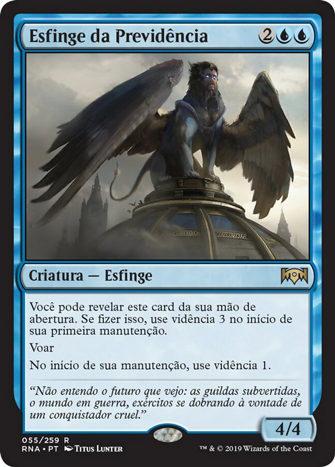 Esfinge da Previdência / Sphinx of Foresight - Magic: The Gathering - MoxLand