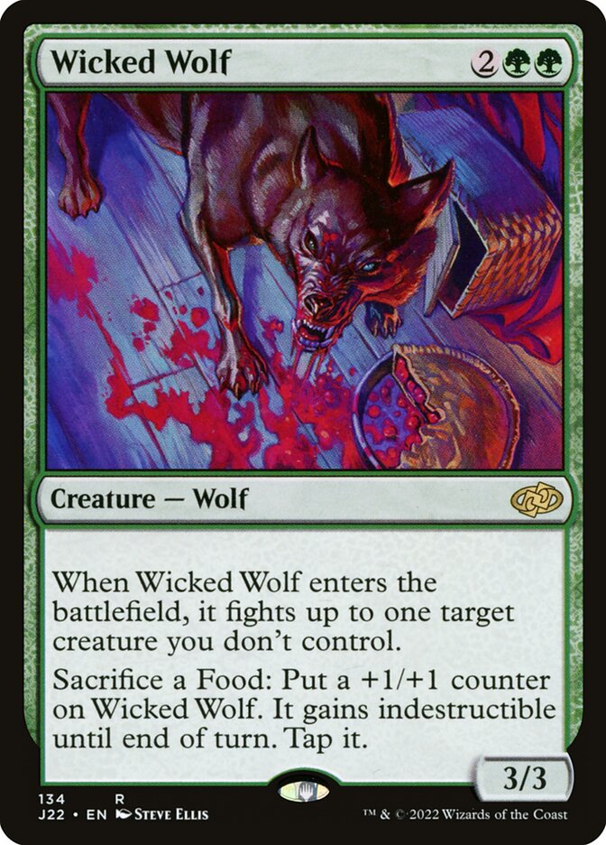 Lobo Mau / Wicked Wolf - Magic: The Gathering - MoxLand