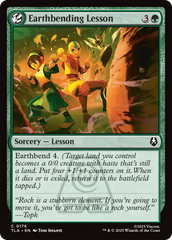 Lição de Dobra de Terra / Earthbending Lesson - Magic: The Gathering - MoxLand