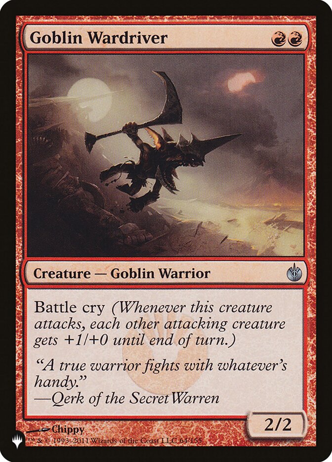 Fomentador de Guerra Goblin / Goblin Wardriver - Magic: The Gathering - MoxLand