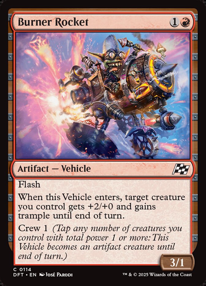 Foguete Incinerador / Burner Rocket - Magic: The Gathering - MoxLand
