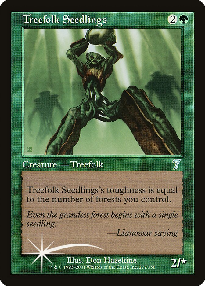 Brotos de Ents / Treefolk Seedlings - Magic: The Gathering - MoxLand
