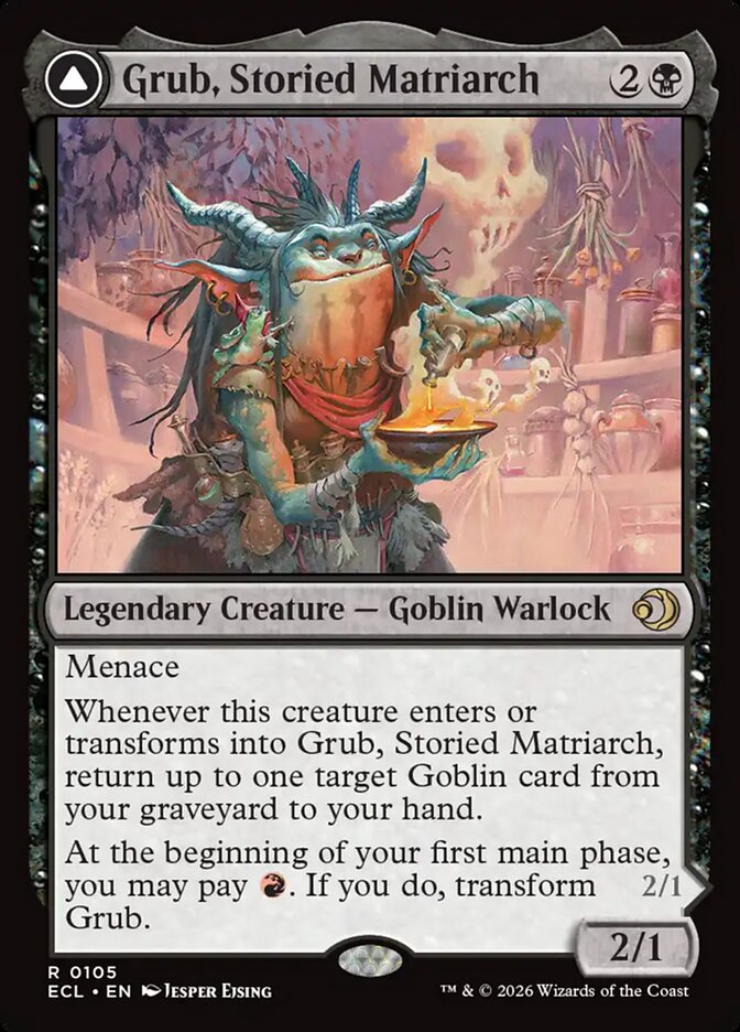 Larva, Matriarca Célebre / Grub, Storied Matriarch - Magic: The Gathering - MoxLand