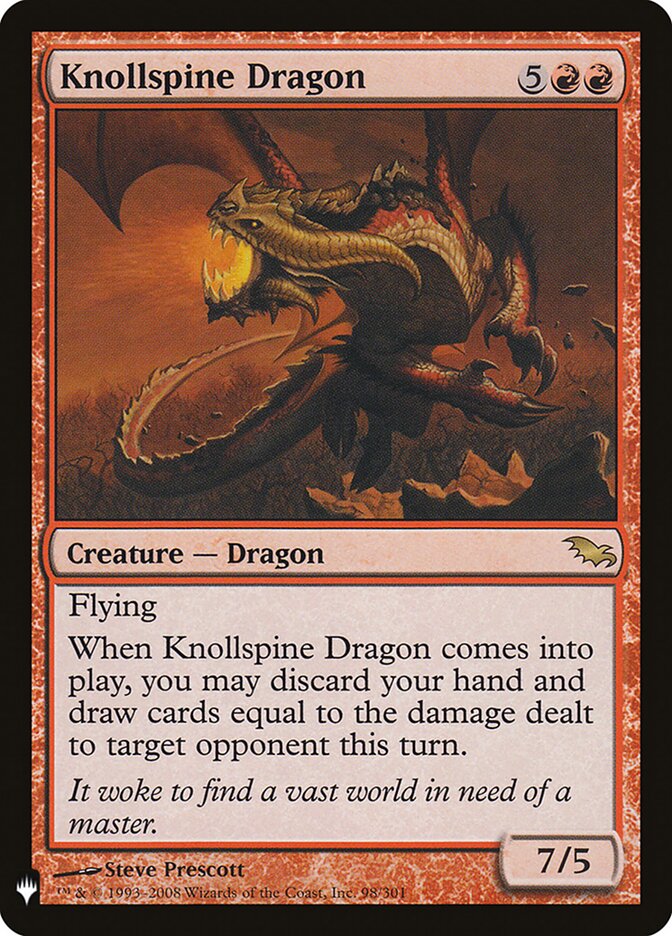 Dragão da Colina Espinhosa / Knollspine Dragon - Magic: The Gathering - MoxLand