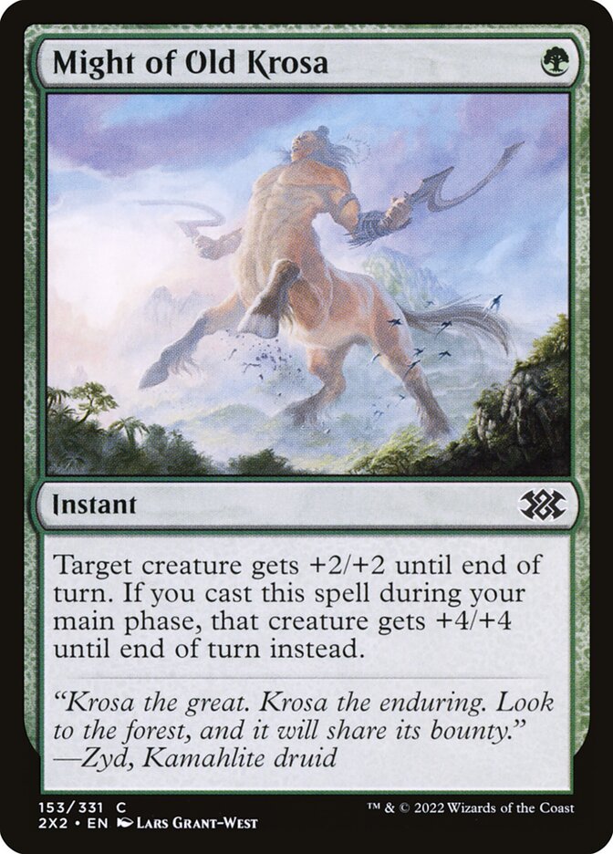 Bravura da Antiga Krosa / Might of Old Krosa - Magic: The Gathering - MoxLand