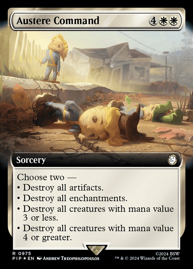 Comando Austero / Austere Command - Magic: The Gathering - MoxLand