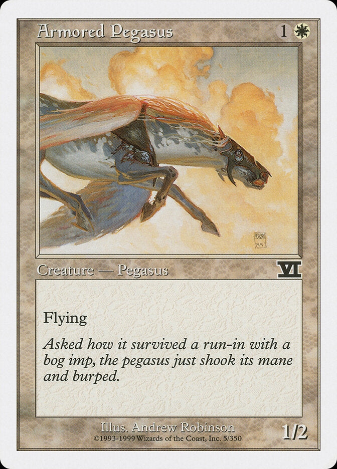 Pégaso de Armadura / Armored Pegasus - Magic: The Gathering - MoxLand