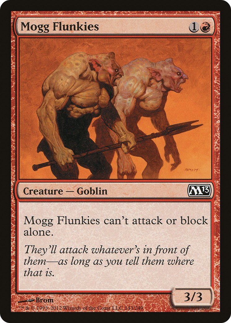 Moggs Confusos / Mogg Flunkies - Magic: The Gathering - MoxLand