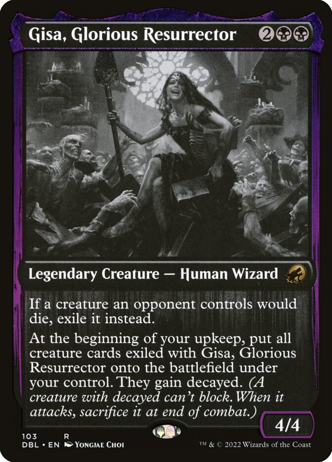 Gisa, Ressuscitadora Gloriosa / Gisa, Glorious Resurrector - Magic: The Gathering - MoxLand