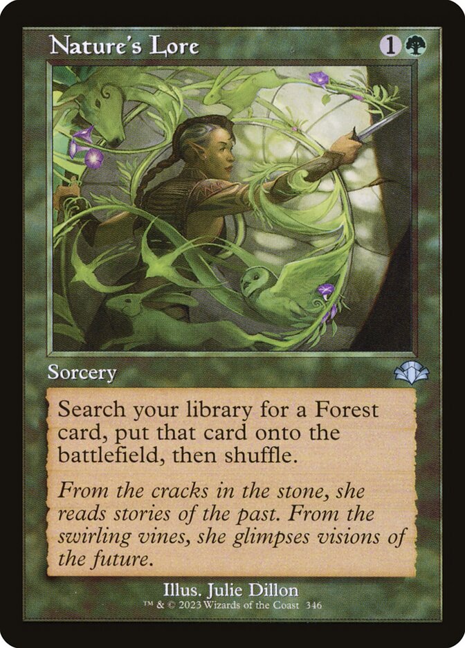 Sabedoria da Natureza / Nature's Lore - Magic: The Gathering - MoxLand