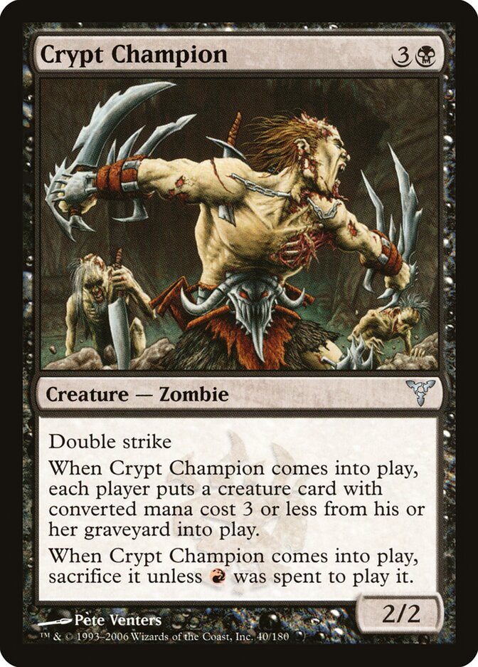 Campeão da Cripta / Crypt Champion - Magic: The Gathering - MoxLand