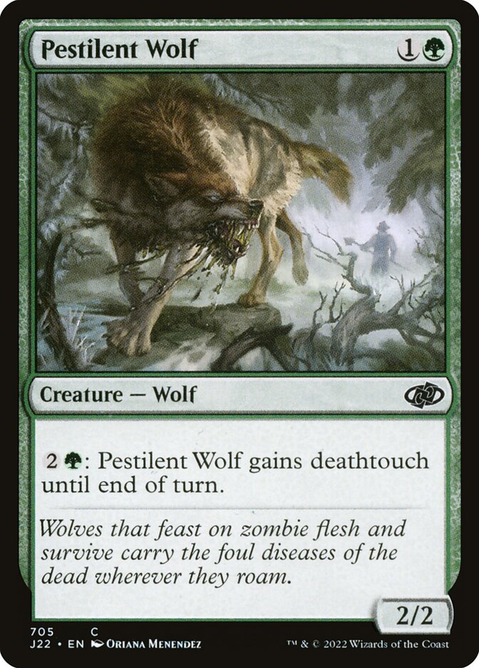 Lobo Pestilento / Pestilent Wolf - Magic: The Gathering - MoxLand