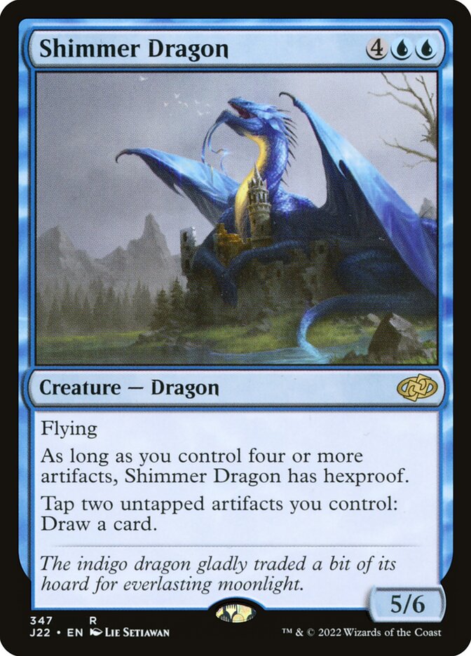 Dragão Cintilante / Shimmer Dragon - Magic: The Gathering - MoxLand
