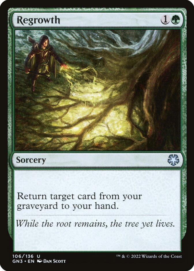 Recrescimento / Regrowth - Magic: The Gathering - MoxLand