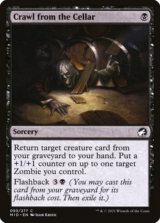 Rastejar do Porão / Crawl from the Cellar - Magic: The Gathering - MoxLand