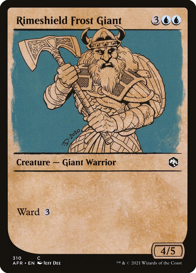 Giganta do Gelo do Crioscudo / Rimeshield Frost Giant - Magic: The Gathering - MoxLand