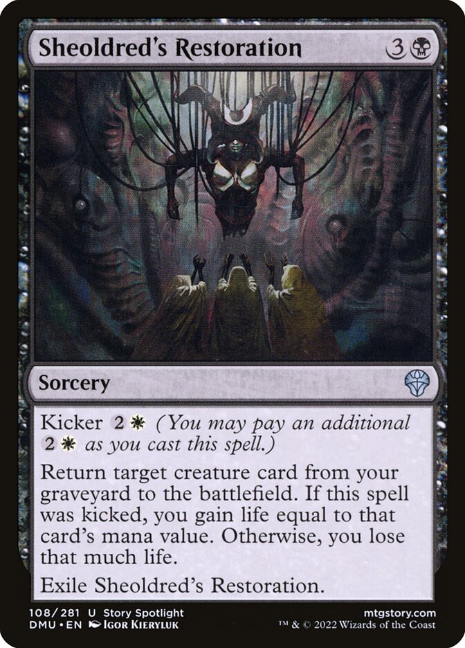 Restauração de Sheoldred / Sheoldred's Restoration - Magic: The Gathering - MoxLand