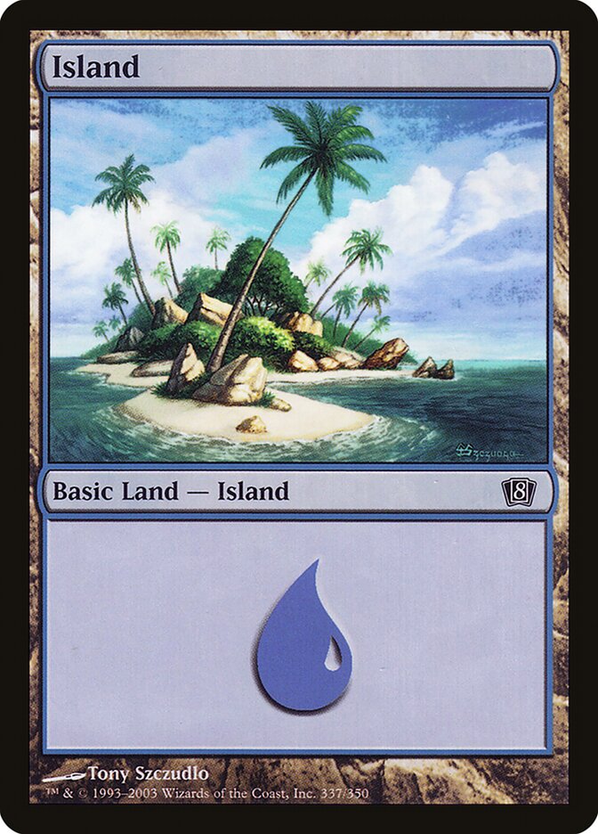 Ilha / Island - Magic: The Gathering - MoxLand