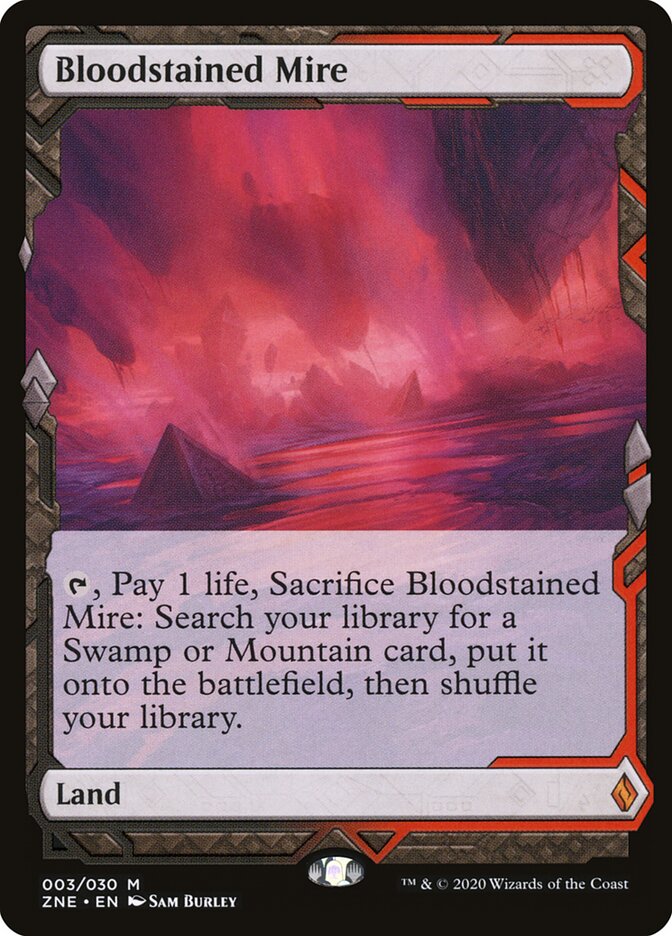 Lamaçal Ensangüentado / Bloodstained Mire - Magic: The Gathering - MoxLand