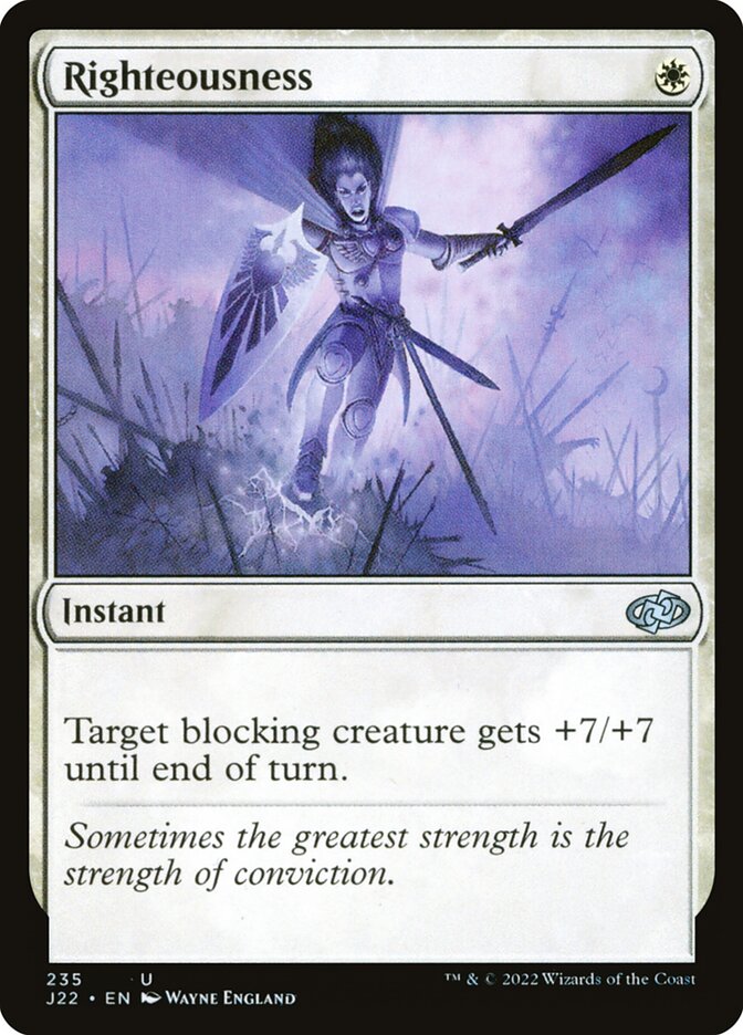 Integridade / Righteousness - Magic: The Gathering - MoxLand