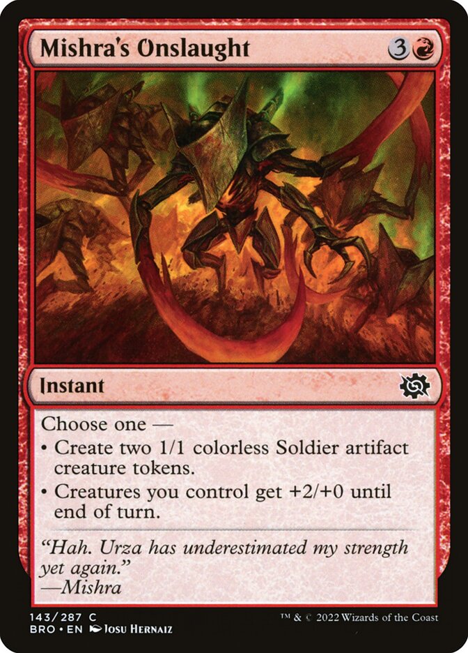 Investida de Mishra / Mishra's Onslaught - Magic: The Gathering - MoxLand