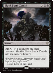 Zênite do Sol Negro / Black Sun's Zenith - Magic: The Gathering - MoxLand