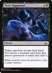 Jamais Aconteceu / Never Happened - Magic: The Gathering - MoxLand