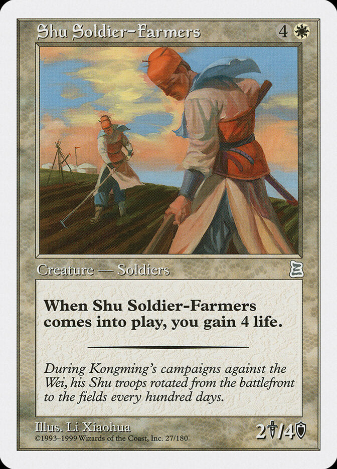 Shu Soldier-Farmers - Magic: The Gathering - MoxLand