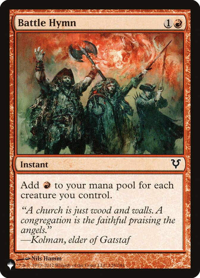 Hino de Batalha / Battle Hymn - Magic: The Gathering - MoxLand