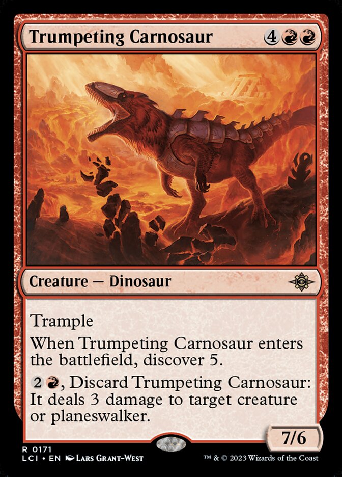 Carnossauro Rugidor / Trumpeting Carnosaur - Magic: The Gathering - MoxLand