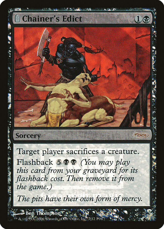 Édito de Chainer / Chainer's Edict - Magic: The Gathering - MoxLand