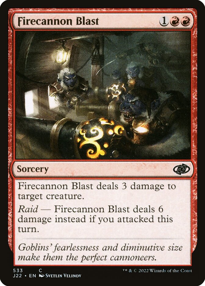 Disparo de Canhão de Fogo / Firecannon Blast - Magic: The Gathering - MoxLand