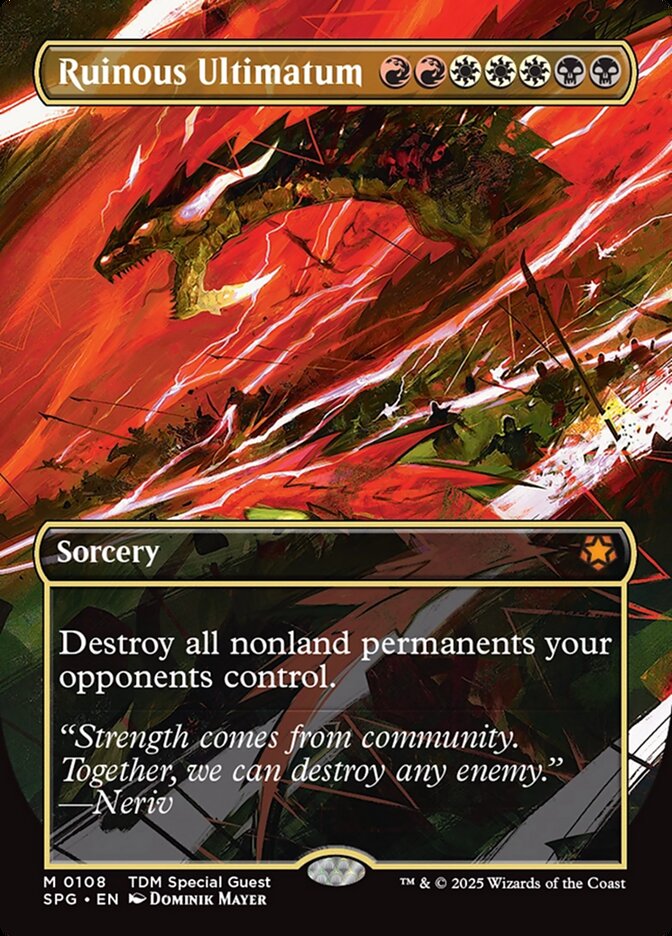 Ultimato Ruinoso / Ruinous Ultimatum - Magic: The Gathering - MoxLand