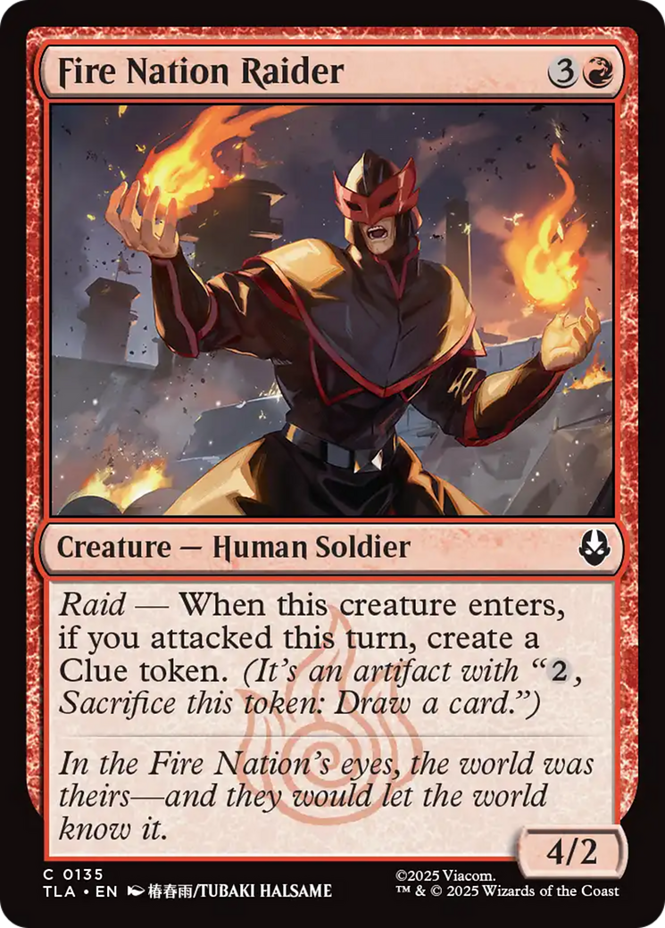 Saqueador da Nação do Fogo / Fire Nation Raider - Magic: The Gathering - MoxLand