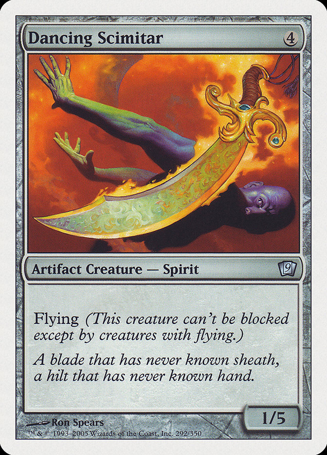 Cimitarra Dançante / Dancing Scimitar - Magic: The Gathering - MoxLand