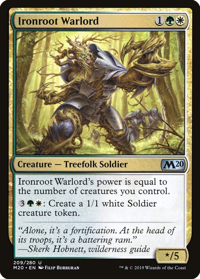 Senhor da Guerra Raiz-de-ferro / Ironroot Warlord - Magic: The Gathering - MoxLand