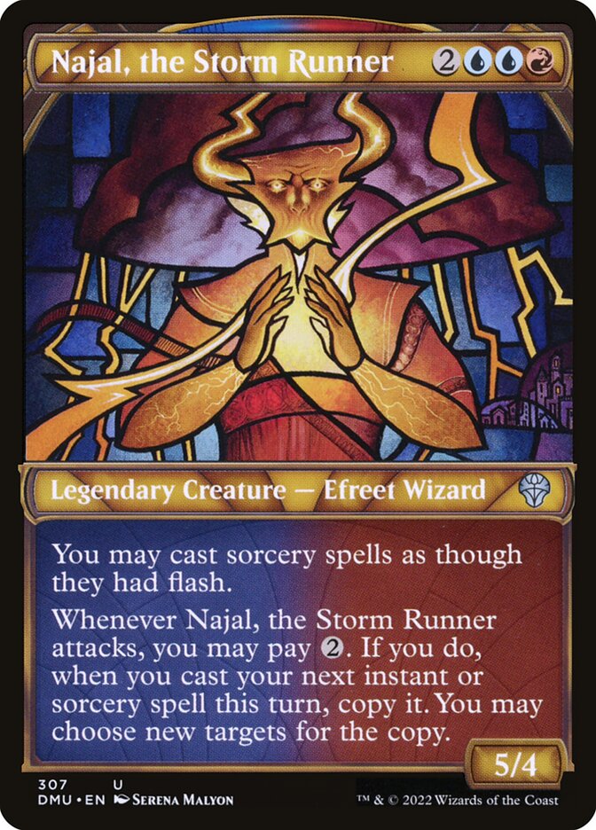 Najal, o Corredor das Tempestades / Najal, the Storm Runner - Magic: The Gathering - MoxLand