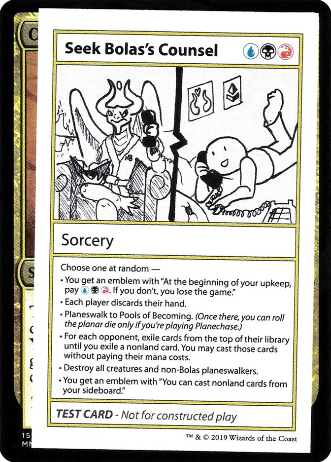 Seek Bolas's Counsel - Magic: The Gathering - MoxLand