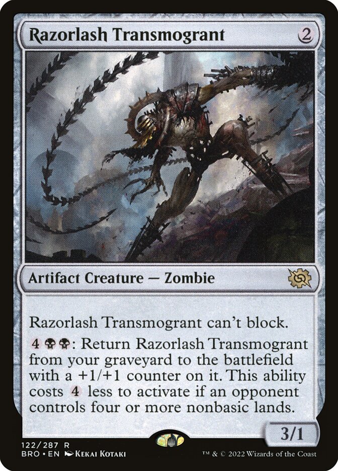 Transmutado Laminaçoite / Razorlash Transmogrant - Magic: The Gathering - MoxLand