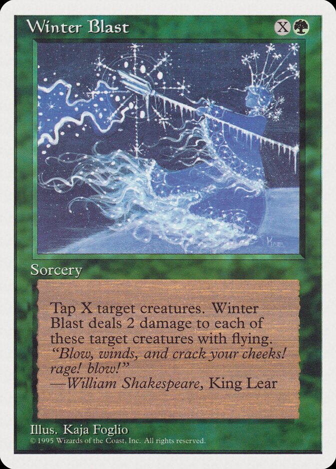 Maldição de Inverno / Winter Blast - Magic: The Gathering - MoxLand