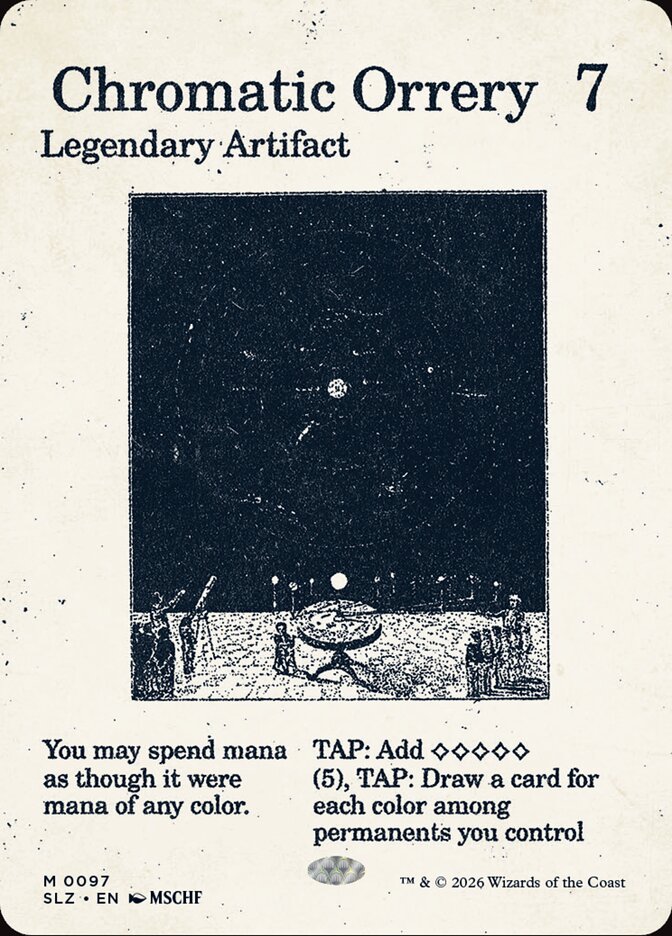 Planetário Cromático / Chromatic Orrery - Magic: The Gathering - MoxLand