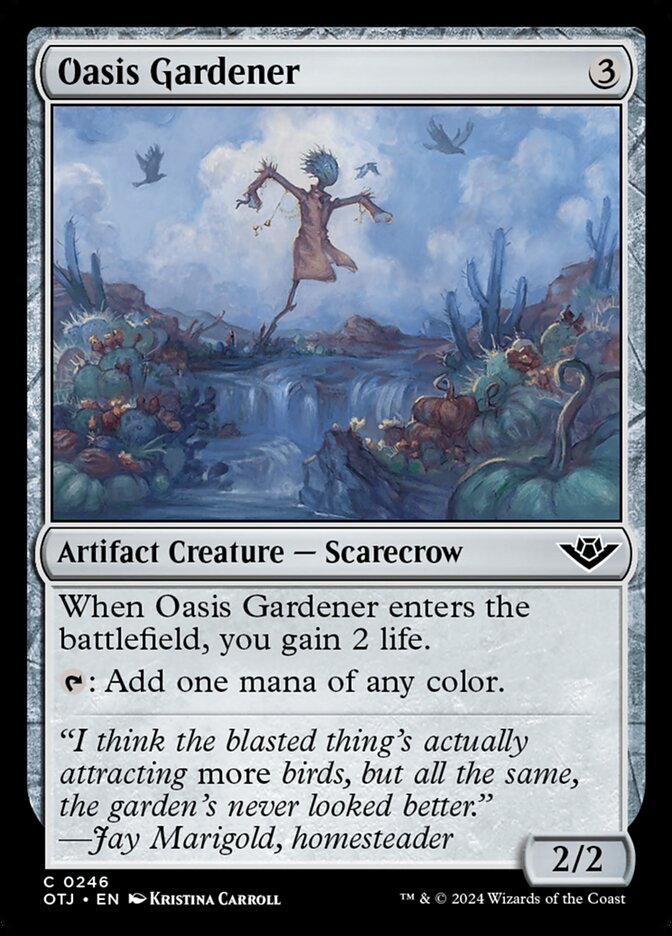 Jardineiro do Oásis / Oasis Gardener - Magic: The Gathering - MoxLand
