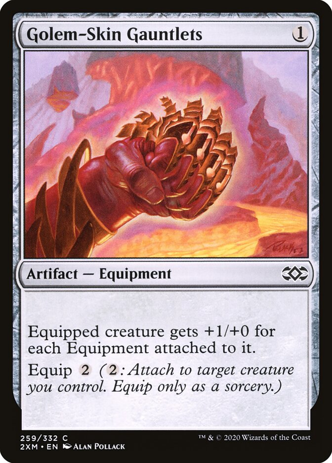 Manoplas de Couro de Goblin / Golem-Skin Gauntlets - Magic: The Gathering - MoxLand