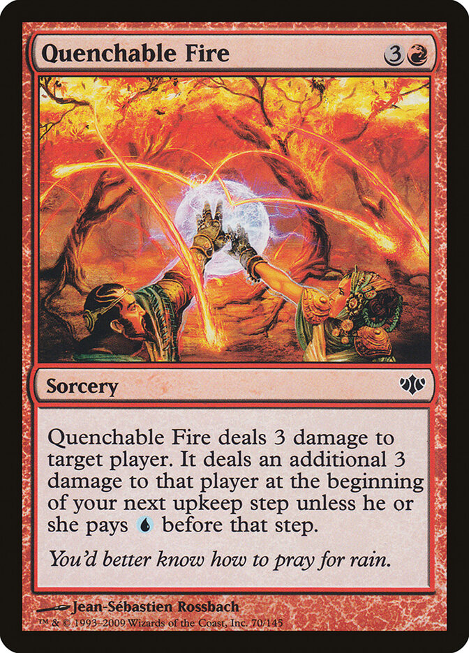 Fogo Extinguível / Quenchable Fire - Magic: The Gathering - MoxLand