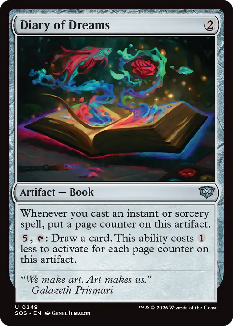 Diary of Dreams - Magic: The Gathering - MoxLand